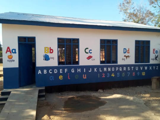Mkunwa pre-primary classroom
